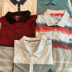 Men’s Adidas climate cool golf shirt lot